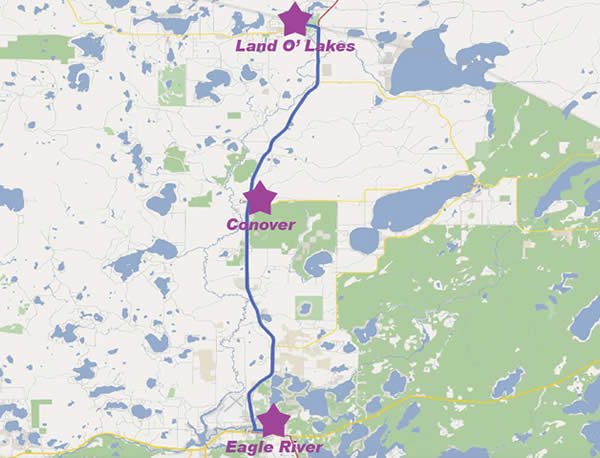 Spruce Route by Northwoods Transit Connections, Rhinelander, WI